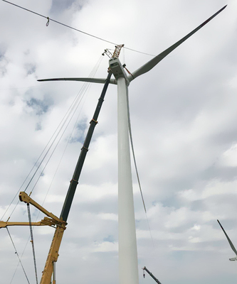 1200吨汽车吊浮鹰岛风电安装项目